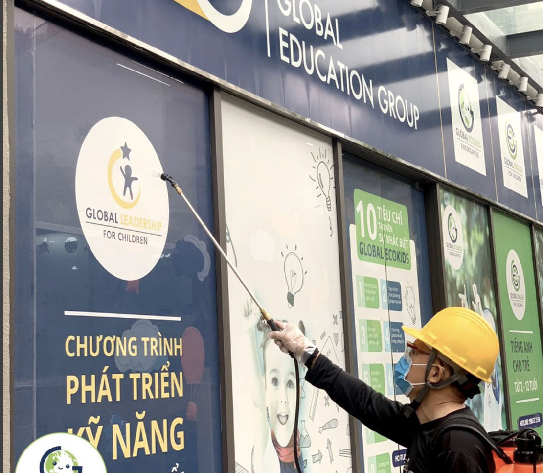 Sơn sửa phòng học